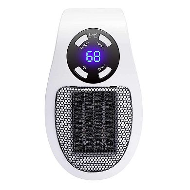 Brentwood 350 Watt Plug-In Wall Outlet Personal Space Heater in White