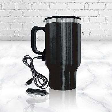 Brentwood Electric Coffee Mug with Wire Car Plug