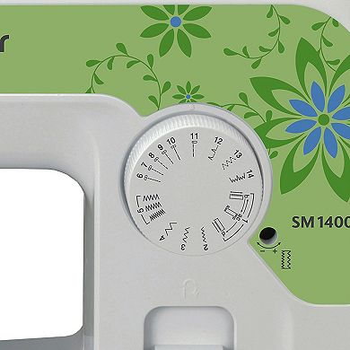 Brother SM1400 14-Stitch Floral Sewing Machine in White