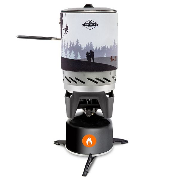 Hike Crew Portable Stove Top & Cooking System With 1L Pot, Compact