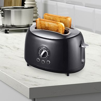 Brentwood Cool Touch 2-Slice Extra Wide Slot Retro Toaster