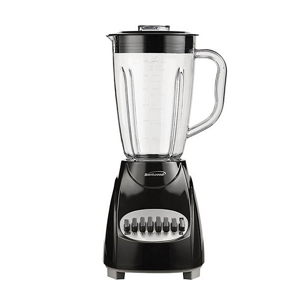 Brentwood 12Speed Blender with Plastic Jar in Black