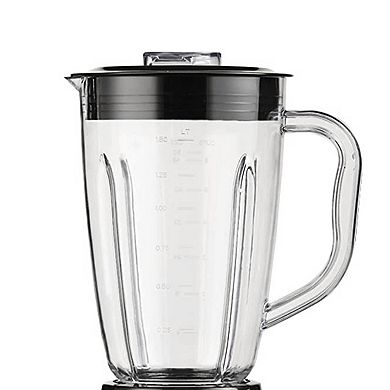 Brentwood 12-Speed Blender with Plastic Jar in Black