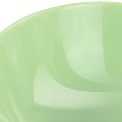Martha Stewart 2 Piece 10 Inch Jadeite Glass Serving Bowl Set in Jade Green