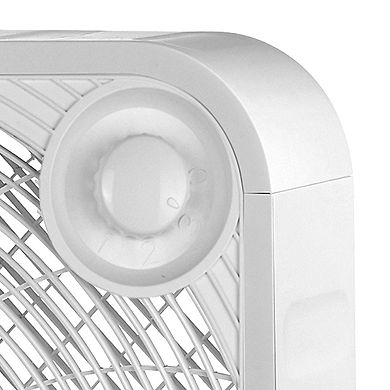 Kool Zone 20in Box Fan in White