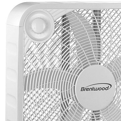 Kool Zone 20in Box Fan in White