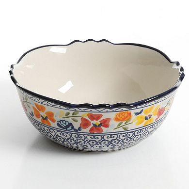 Gibson Home Luxembourg 2 Piece Stoneware Bowl Set