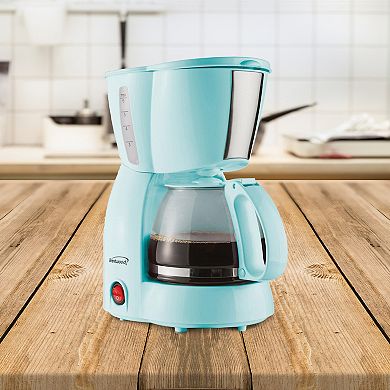 Brentwood 4 Cup 650 Watt Coffee Maker in Blue