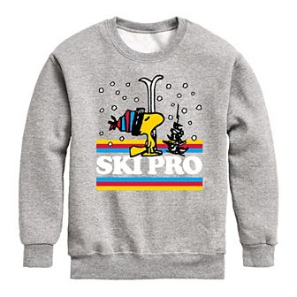 Boys 8-20 Peanuts Ski Pro Woodstock Fleece Sweatshirt
