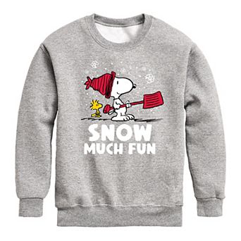 Boys 8-20 Peanuts Snow Much Fun Fleece Sweatshirt