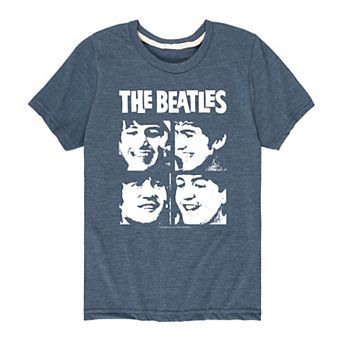 Boys 8-20 The Beatles Faces Tee