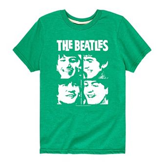 Boys 8-20 The Beatles Faces Tee