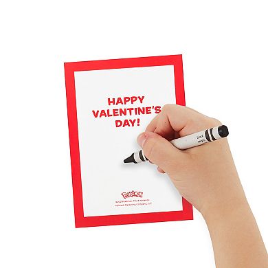 Hallmark Pokémon Valentines Day Cards & Stickers Assortment - 24 Classroom Cards with Envelopes