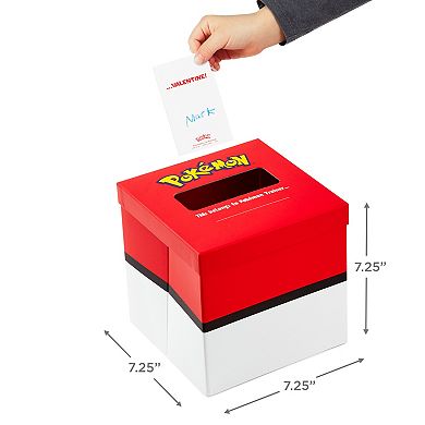 Hallmark Valentines Day Cards for Kids and Mailbox for Classroom Exchange - Pokémon