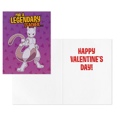 Hallmark Valentines Day Cards for Kids and Mailbox for Classroom Exchange - Pokémon