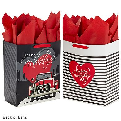 Hallmark 13-in. Large Valentine's Day Gift Bags with Tissue Paper