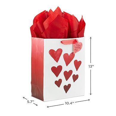 Hallmark 13-in. Large Valentine's Day Gift Bag with Tissue Paper