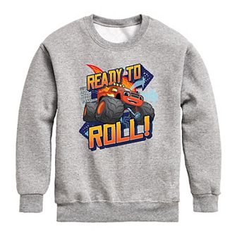 Boys 8-20 Blaze and the Monster Machines Ready To Roll Crew Fleece Sweatshirt