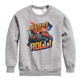 Boys 8-20 Blaze and the Monster Machines Ready To Roll Crew Fleece Sweatshirt