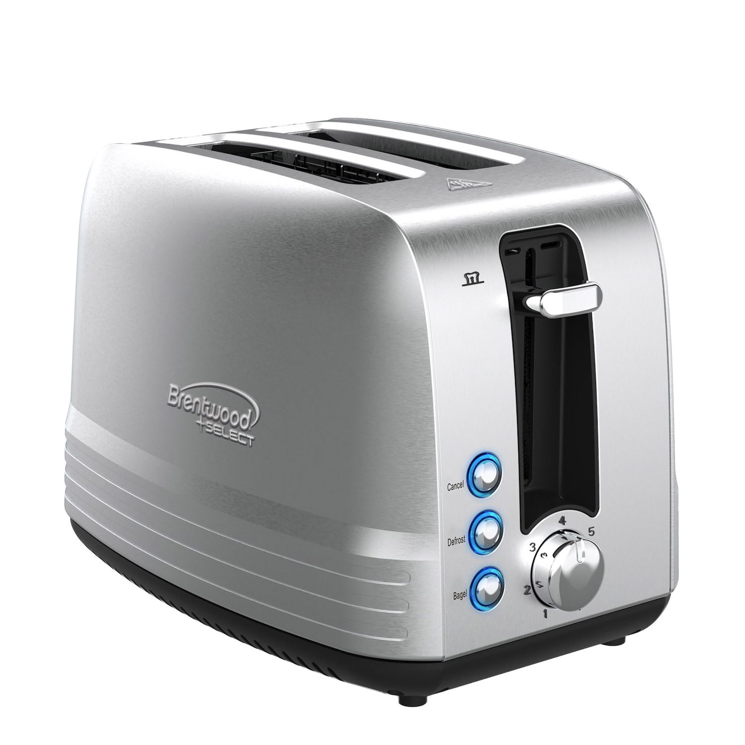 Kenmore 2-Slice Red Stainless Steel Toaster, Wide Slot, Bagel/Defrost