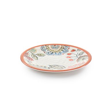 Elama Ester 12 Piece Melamine Dinnerware Set