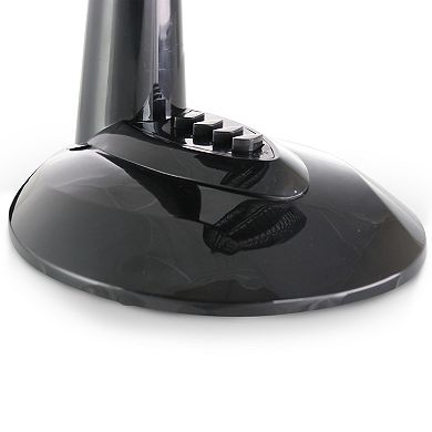 Impress 12 Inch 3 Speed Oscillating Table Fan in Black