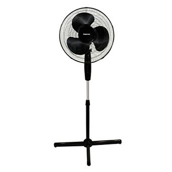 Impress Handi-Fan 16 Inch Oscillating Stand Fan in Black