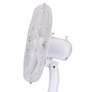 Kool Zone 16in Oscillating Fan in White