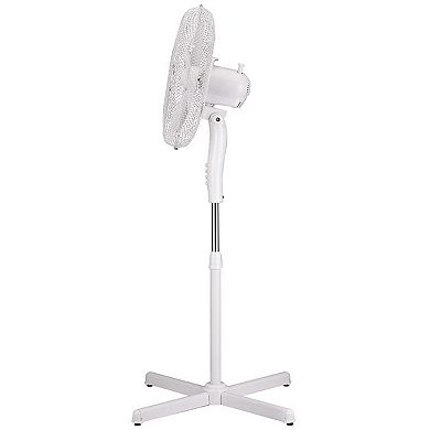 Kool Zone 16in Oscillating Fan in White