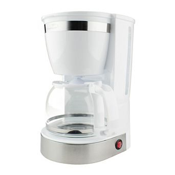 Brentwood 10 cup 800 watt Coffee Maker in White