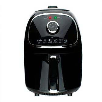 Brentwood AF-202BK 2-qt Small Electric Air Fryer Black with Timer and Temp Control