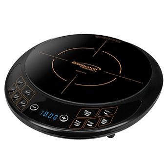 Brentwood Single Electric Induction Cooktop in Black