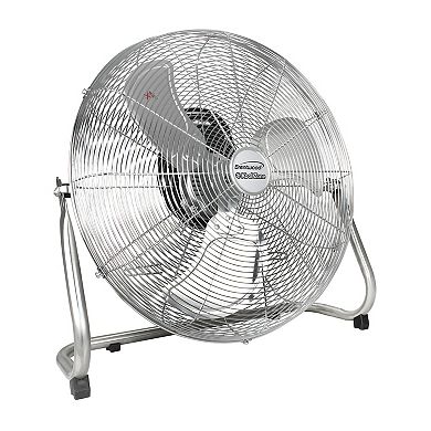 Brentwood Kool Zone 20 Inch Chrome Floor Fan