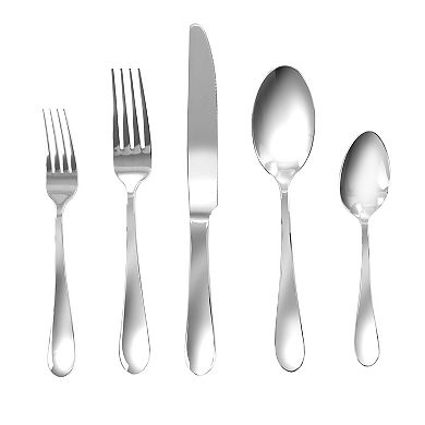 Martha Stewart Sutton 20 Piece Stainless Steel Flatware Set