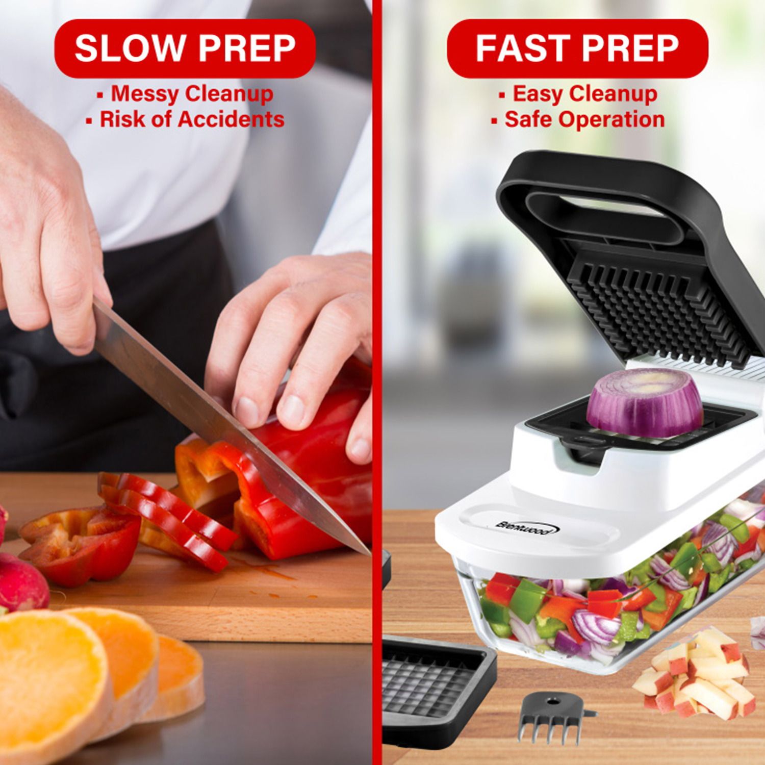 Brentwood Food Chopper and Vegetable Dicer - Thumbnail 4