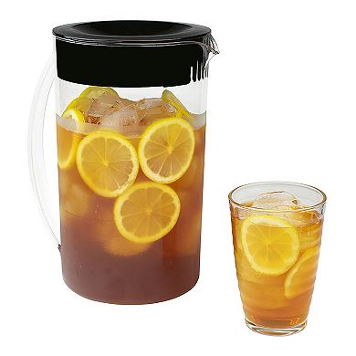 Brentwood Iced Tea and Coffee Maker in Black with 64 Ounce Pitcher