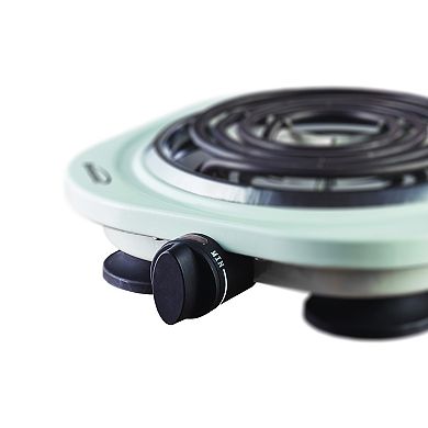 Brentwood Electric 1000W Single Burner - White