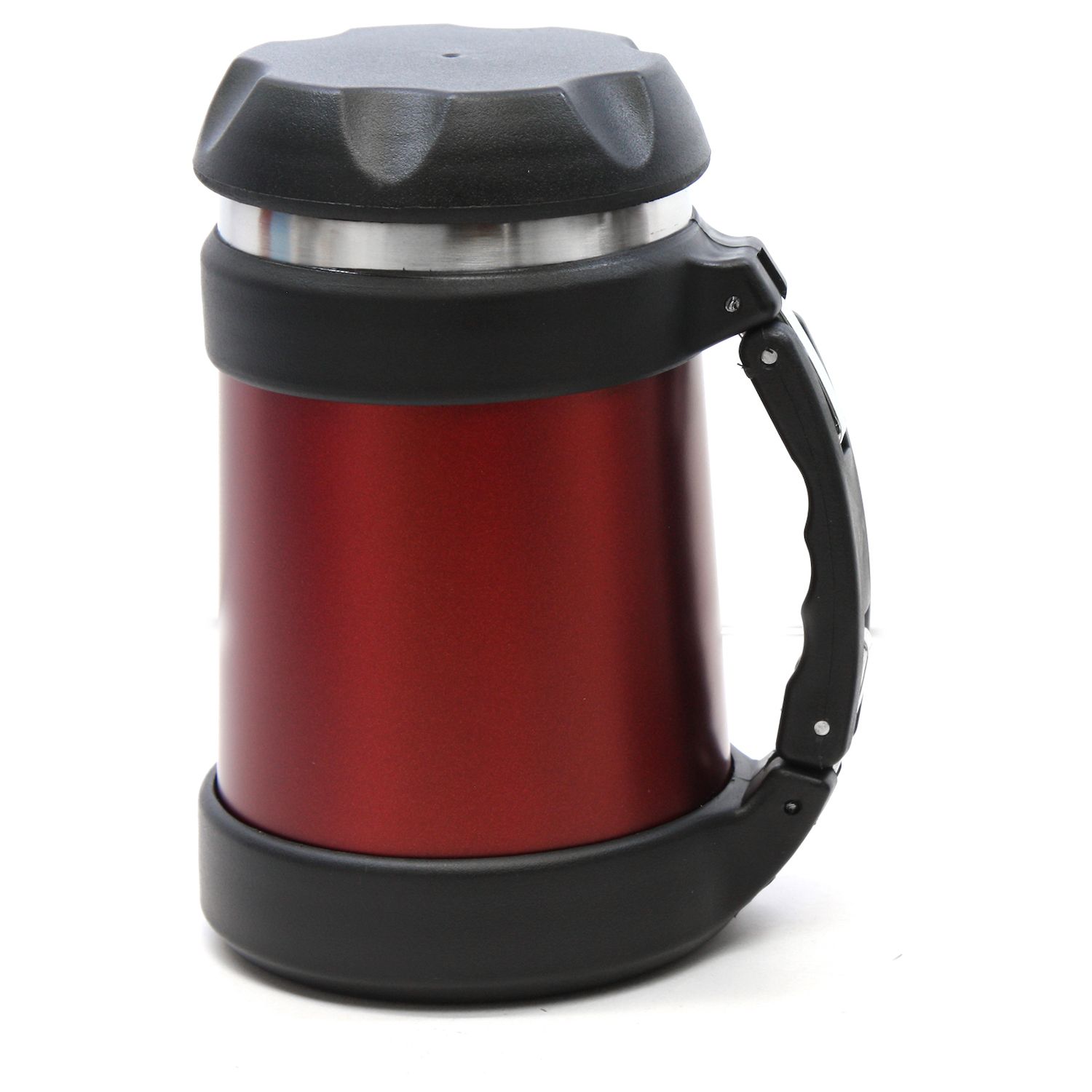 Brentwood 0.5L Wide Mouth Glass Vacuum/Foam Insulated Food Thermos