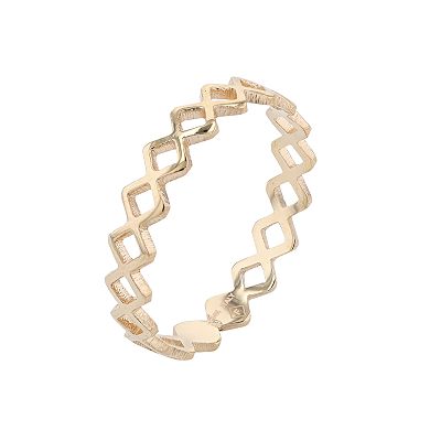 Au Naturale 14k Gold Geometric Ring