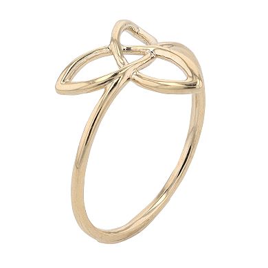 Au Naturale 14k Gold Celtic Knot Ring