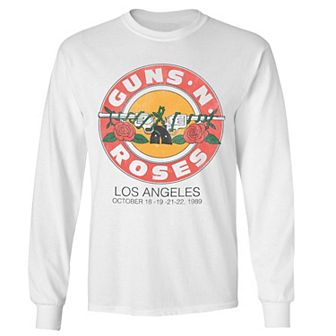 Men's Guns n' Roses Bullet LA 89 Long Sleeve Tee