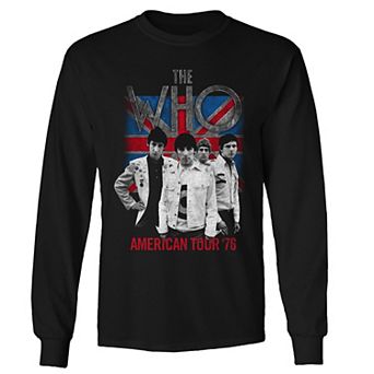 Men's The Who American Tour 76 Long Sleeve Tee