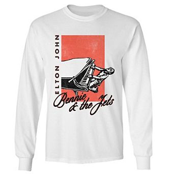 Men's Elton John Bennie and Jets Long Sleeve Tee