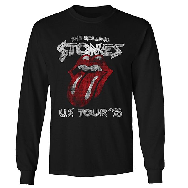 Men's Rolling Stones US Tour 78 Long Sleeve Tee