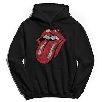 Men's Rolling Stones Distressed Tongue Hoodie