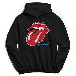Men's Rolling Stones Distressed Tongue Hoodie