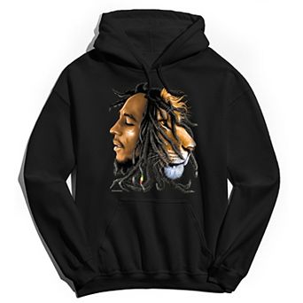 Men's Bob Marley Zion Profile Hoodie