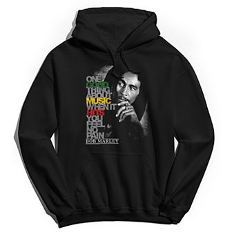 Men's Bob Marley Lyric Good Music Hoodie