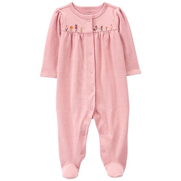 Baby Girl Carter's Floral SnapUp Sleep & Play
