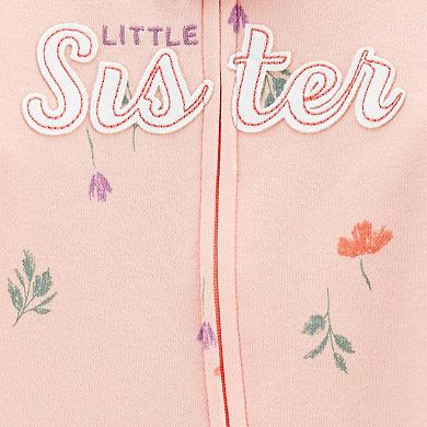 Baby Girl Carter's Little Sister 2-Way Zip Sleep & Play